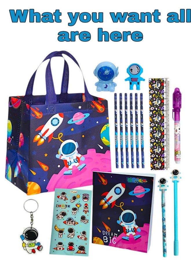 Tera13 TERA 13 Space Theme Stationery Set for Boys Blue Stationery Set for Boys/Girls Stationary Kit for Kids Birthday Return Gift for Kids Diwali Gifts for Kids Stationery Combo of 11 Stationery Items - Image 3